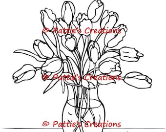 Tulips in Vase