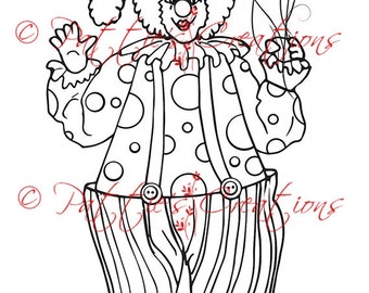 Clown mit Luftballons