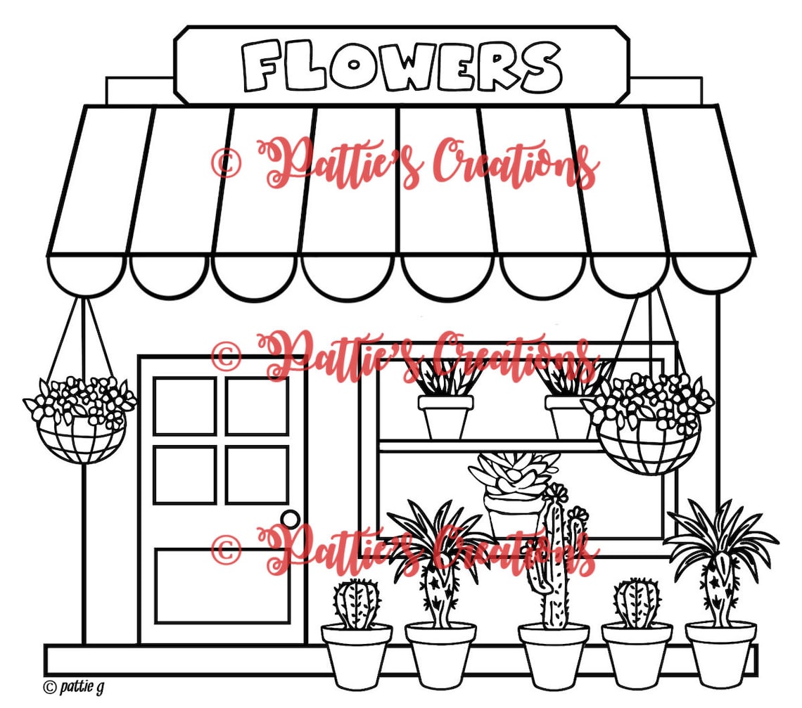 Flower Shoppe (Instant Download) Etsy