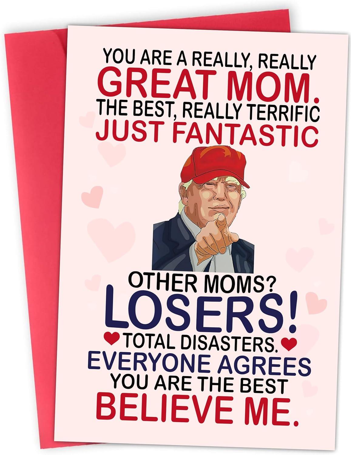 Funny Mothers Day Card for Mom, Wife From Daughter, Son, Kids, Husband ...