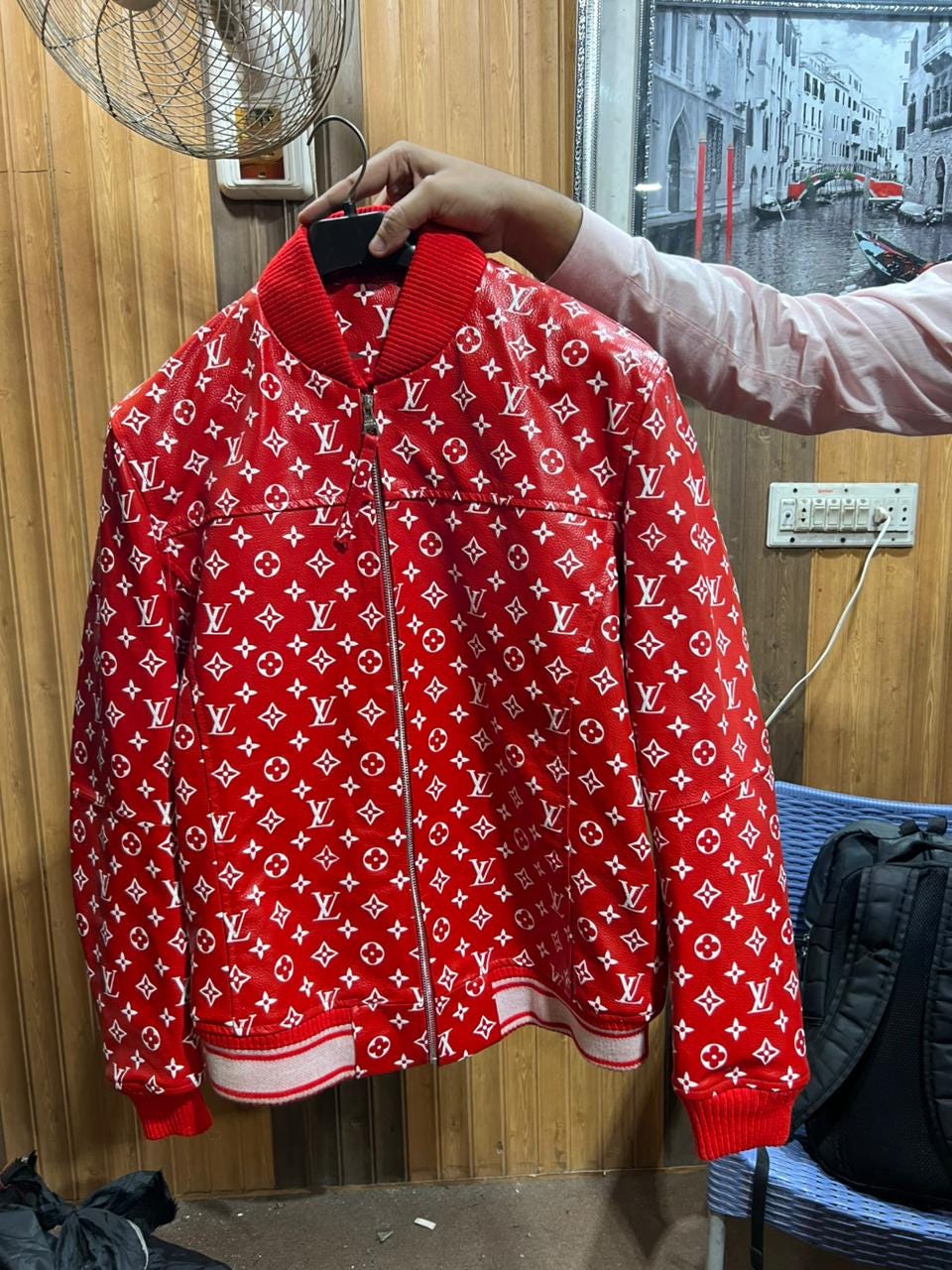 ジャケット・アウター 90s vintage Luis Vuitton sports jacket Green Louis Vuitton Atelier Fight Camp Jacket