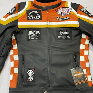 Men’s Cafe Racer Leather Jacket | Mickey Rourke Marlboro Man Style Biker Jacket | Genuine Black Motorcycle Jacket XL