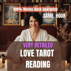 Same-Hour Liebe Tarot Lesung • Sehr detaillierte & personalisierte psychische Einsicht • Seelenpartner, Twin-Flame Klarheit • PDF Lieferung