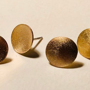 Golden Dome stud earrings