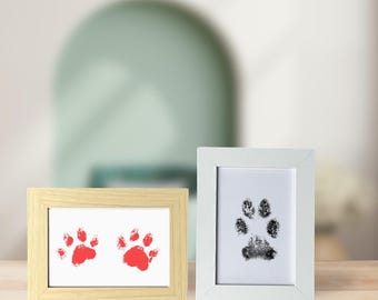 Inkless Paw Print Kit with Frame, Pet Keepsake