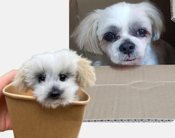 Custom Stuffed Dog Plush, Personalized Pet Memorial Gift