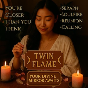 Twin Flame / Soulmate — Psychic Reading • Love Connection Insights • Spiritual Bond Clarity | PDF