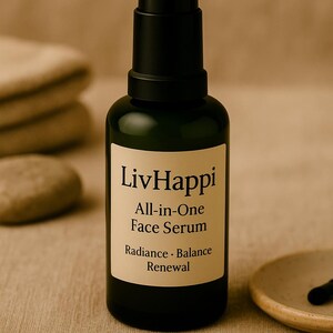 Organic Facial Serum with Bulgarian Rose Otto – Fresh, Hydrating, Anti-Aging Luxury Skincare, Made to Order