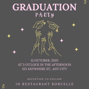 graduation invitation