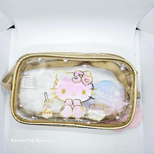 Hello Kitty 50th Anniversary Pencil Case – Kawaii School Supplies Pouch – Sanrio Zipper Bag for Stationery & Pens