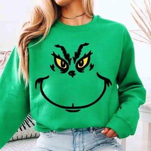 Custom Grinch Big Face Christmas Shirt, Funny Xmas Santa Grinch Whoville 2025 Tee, Grinches Stole, Grinch And Max Dog Gifts Tee, Family Gift