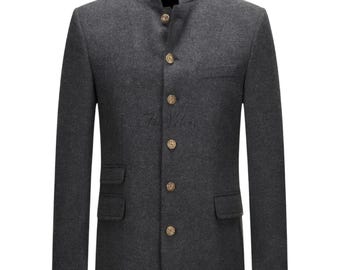 Steinbock Loden Coat Vintage | Men's Loden Coat Size L (50) | 20