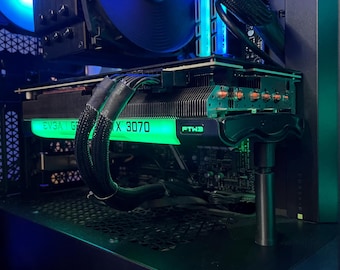 Einstellbare Grafik-GPU-Stütze | Verhindere Grafikchip-Durchhang || PC Gaming Rig Stabilisator