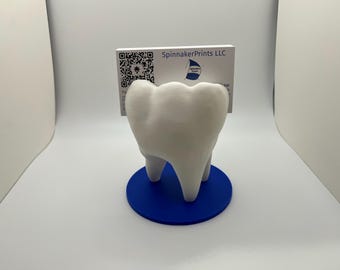 Tarjetero para molar / Decoración para consultorio de dentista e higienista / Regalo de graduación para estudiantes de odontología