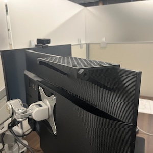 Small Clip-On Monitor Shelf | Lightweight Storage for Desk Accessories image 5