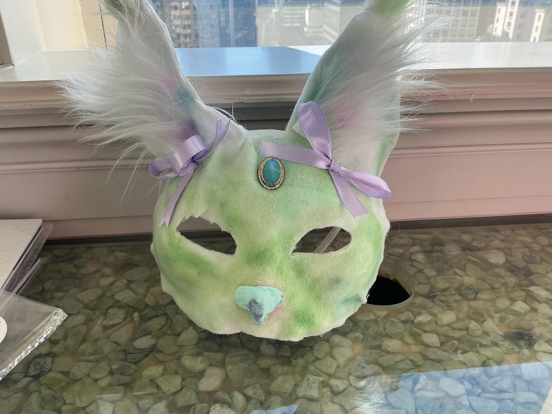Green Alien Cat Mask - Etsy
