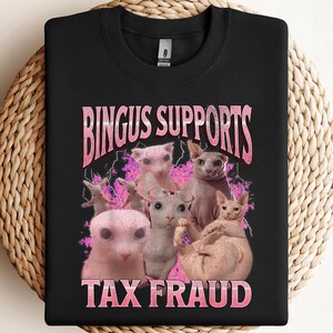 Bingus apoia fraude fiscal Meme engraçado do gato esfinge pirata PNG, sublimação, design de clipart, download digital