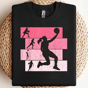 Basquete Meninas Mulheres Crianças PNG, sublimação, design de clipart, download digital