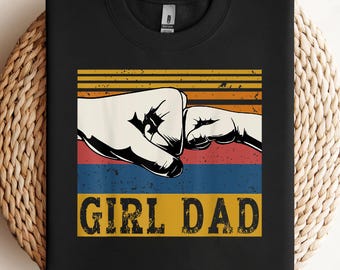 Papá, niña, hombres, padre de niñas, Día del Padre, PNG vintage, sublimación, diseño de clipart, descarga digital