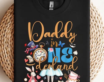 Alice Daddy Birthday Family PNG, sublimation, clipart design, digital download