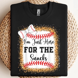 Baseball Sister Im Just Here For The Snacks Toddler Girl PNG, sublimation, clipart design, digital download