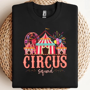Carnival Staff Circus Matching Squad Birthday Happy Holiday PNG, sublimation, clipart design, digital download