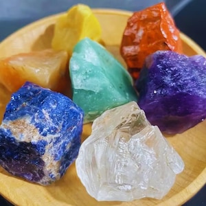 7pc Natural Chakra Crystal Set
