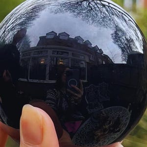 Natural Black Obsidian Sphere