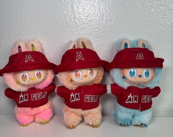 angels jersey hat angels outfit for doll ; bling doll bedazzled doll rhinestone doll