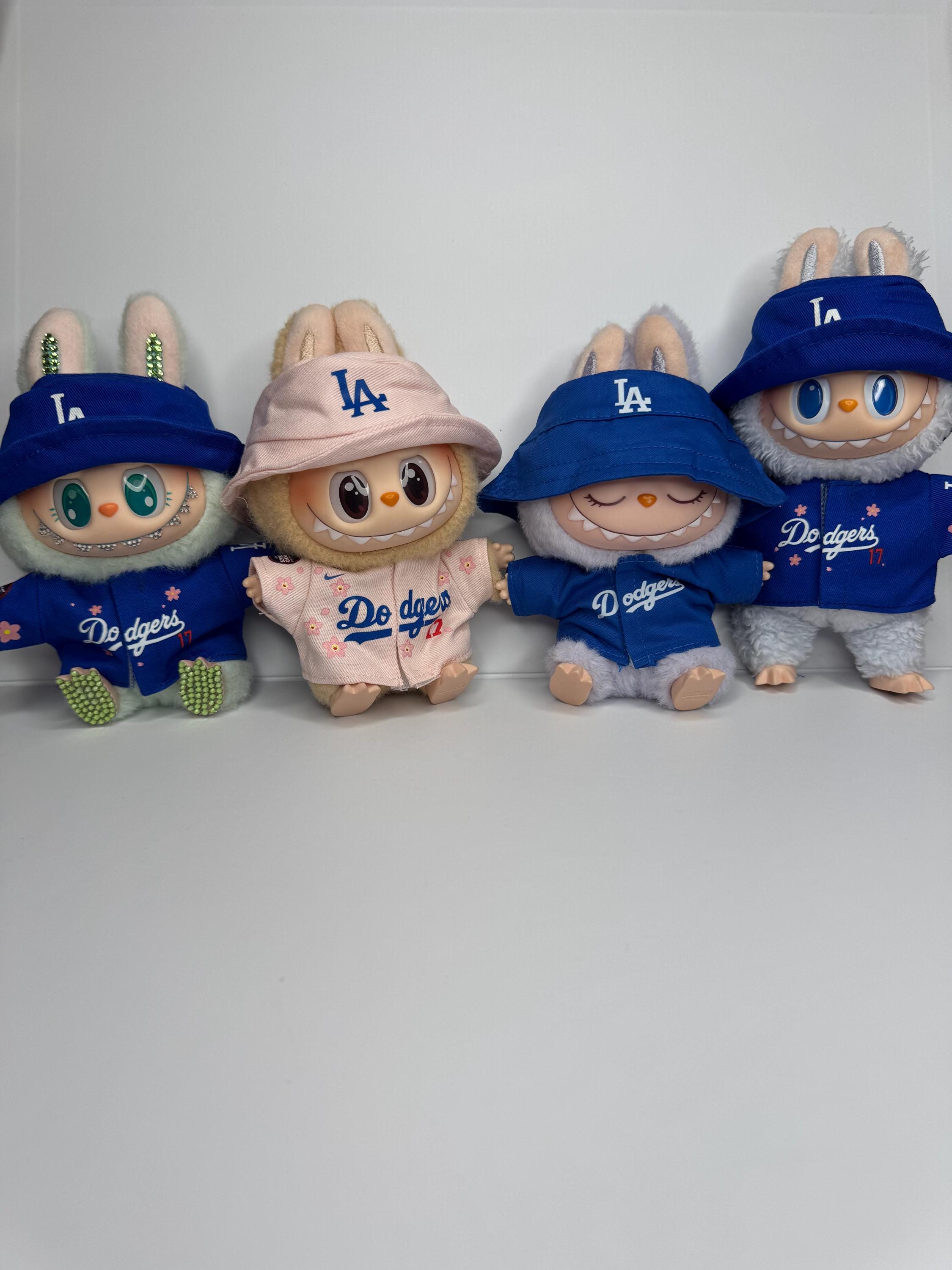 Labubu Dodgers Outfit The Monsters Labubu Dodgers Jersey Hat Labubu Clothes