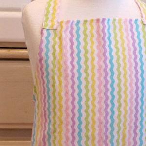 Children's Bib Apron: Easter Stripes image 4