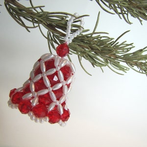 Customized Beaded Bell Ornaments in Many Colors - Etsy