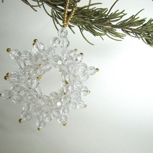 Beaded Ornament Kit: Snowflake image 3