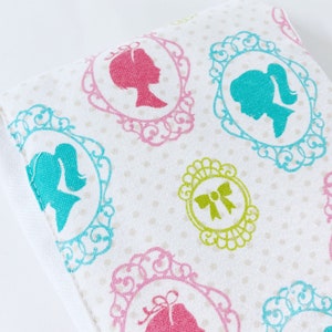 Junge Mädchen Silhouette Portraits Baby Burp Rags oder Burp Cloths