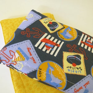 Dolphin Cove Little Sailor bunte Baby Burp Lumpen oder Burp Tücher