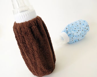 Brown Terrycloth bottle cover