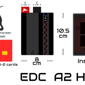 Flat EDC Pouch A2 Hook
