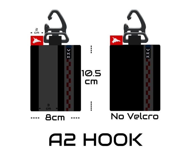 Flat EDC Pouch A2 Hook