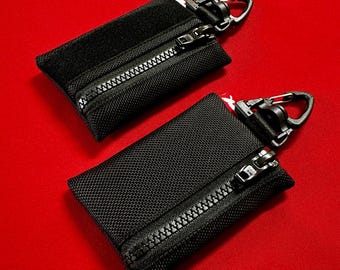 Funda EDC de nailon balístico 1680D con gancho A2, organizador de bolsillo para parches de moral, cartera táctica minimalista, Woojin Hardware, regalo