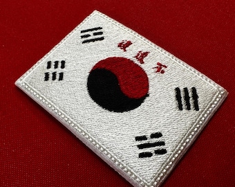 Parche bordado coreano Bulwonbok Taegeukgi, bandera histórica, parche de moral patrimonial