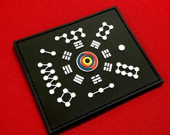 Parche de PVC con banderín de general de Joseon, edición Jwadokgi Glow, parche conmemorativo del patrimonio.