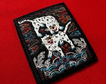 Parche bordado con insignia de rango de los Tigres Gemelos de Joseon, Hyungbae oficial coreano, parche de moral patrimonial