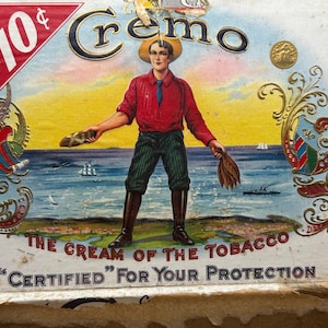 Antique Collectible Cigar box Cremo