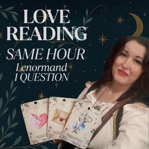 Cartomancy LOVE Intuitive Reading 1 HOUR 1 Question Soulmate Relationship Partner True Love TwinFlame PDF – Tirage Amour 1 Heure 1 Question