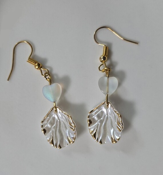 Orecchini a bottone con conchiglia di stelle marine in acciaio inossidabile per le donne Orecchini da sposa estetici minimalisti color oro Regalo di gioielli da spiaggia estiva  36