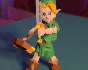 Young Link 64 Magnet Figure- Posable Magnetic Retro Figure Toy