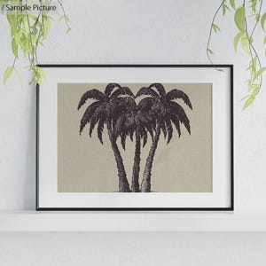 Palm Perfect Paradise Digital Download | Tropical Modern Printable Art for Home Decor