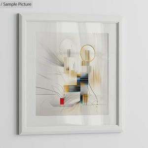 Abstract Infusions Geometry of Emotion Digital Art Print, Modern Geometric Wall Decor, Instant Download