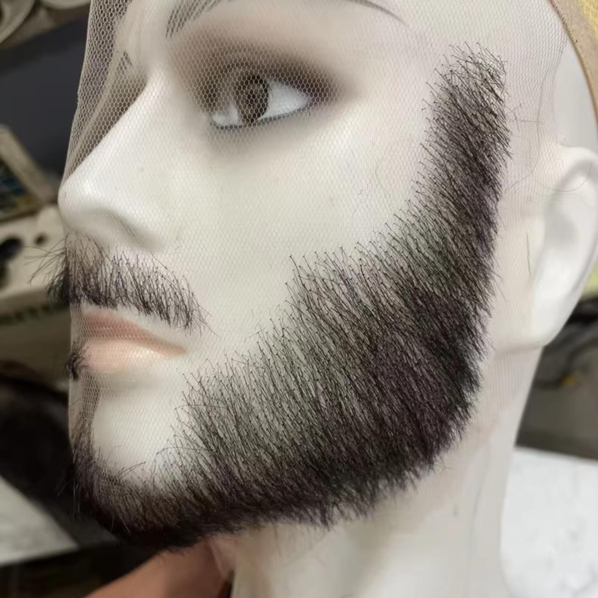 Handmade Beards, Customizable Men's Beards, Realistic Natural Beards, Personalized Beards, Suitable for Film and Television Costumes