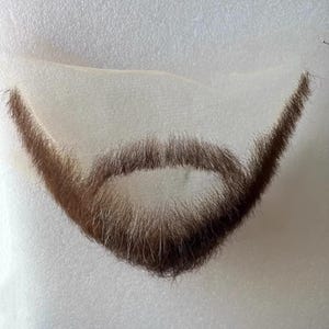 Hand-Crocheted Beard, Cosplay Fake Beard, Realistic Invisible Customized Beard, Beard Props Suitable for Film and Television Roles